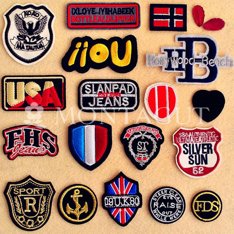 Hook&Loop  backing patch sticker adhesive backing embroidery patch